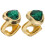2 Pezzi Grigliette Cosplay Hip Hop Metallici 3