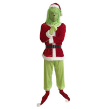 Mască de Halloween pentru costum de Halloween, mască unisex cu design de monstru verde din latex, mască de cosplay cu cap complet pentru accesorii