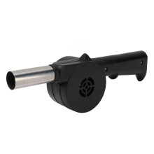 Accesorio de cocina para camping para soplador de fuego portátil, ventilador de barbacoa con manivela, acelerador de parrilla de carbón, ligero y