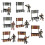 8Pcs Mini People Models For Sand Table Tiny Soldier Figurines 10