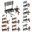 8Pcs Mini People Models For Sand Table Tiny Soldier Figurines 4