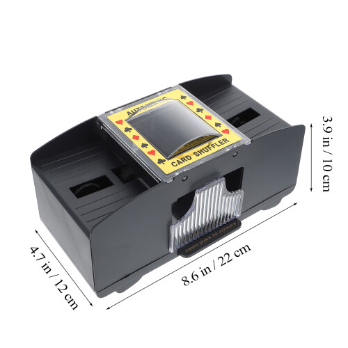 Electric Automatic Poker Shuffler For And Home Use Black 1