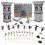 One Set Medieval Sand Table Castle Soldiers Knights Micro Decor 4