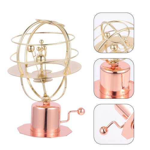 Solar System Model Metal Ornament Kids Enlightenment Gift 2