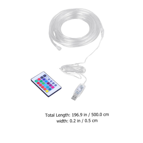 5 Lights Waterproof Long Bar Led For Party Remoute Control Usb 1