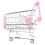 Simulerad Shoppingvagnsscenmodell, Skrivbordsminiörering, Storlek S, Rosa 11