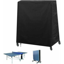 Kraftigt vattentätt pingisbordsöverdrag för utomhus- och inomhusbruk, för universell passform, vikbart 185x165x70 cm bord, robust