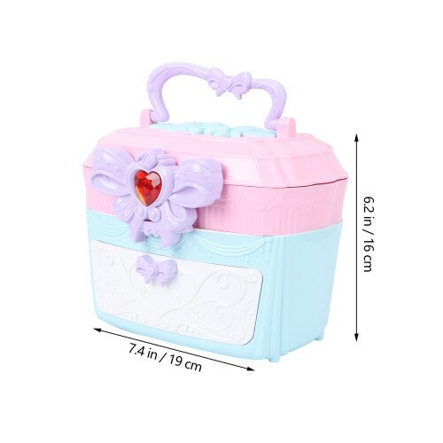 1 Set Coffret De Simulation Cosmétiques Portable Pour Filles 1