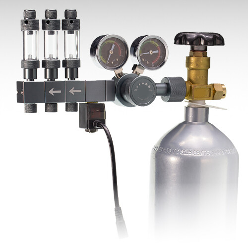 Régulateur de CO2 de mesure de double-Électro-aimant CGA320 1