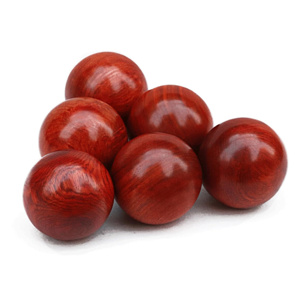 Hand Massage Balls 2Piece With Portable Wooden Roller For Acupressure, Stress Relief, Therapy