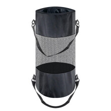 Pontoon Boat Trash Organizer Waterproof Reusable Bin, Marine Grade Bin, Bottom Zipper, Adjustable Strap, Kayaks & RVs