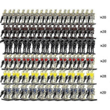 120pcs Super Battle Droid And B1 Battle Droids Army Star Wars Minifigures Building Blocks Action Toy Figures