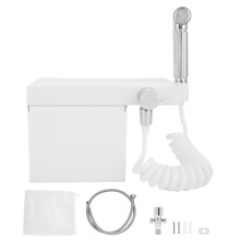 Vandtrykskontrol Bidet Sprøjtesæt Rustfrit Stål Håndvask Afløb Messingdyse Med Fleksibel Slange Moderne Badeværelsesarmaturer Nem Montering VVS
