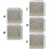 Slip Proof Rug Pad Underlay Carpet Gripping Pad for-White A 2