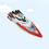 High Boat Professionell Quadrocopter Vattenmodell Leksak 7