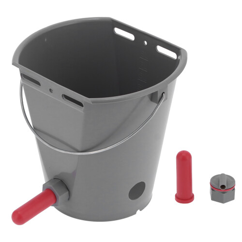 8L Feeder Eimer mit 2 Nippel Milch Fütterung