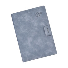 2026 Daily Planner with 336 Pages Dated Leather Daily-gray blue