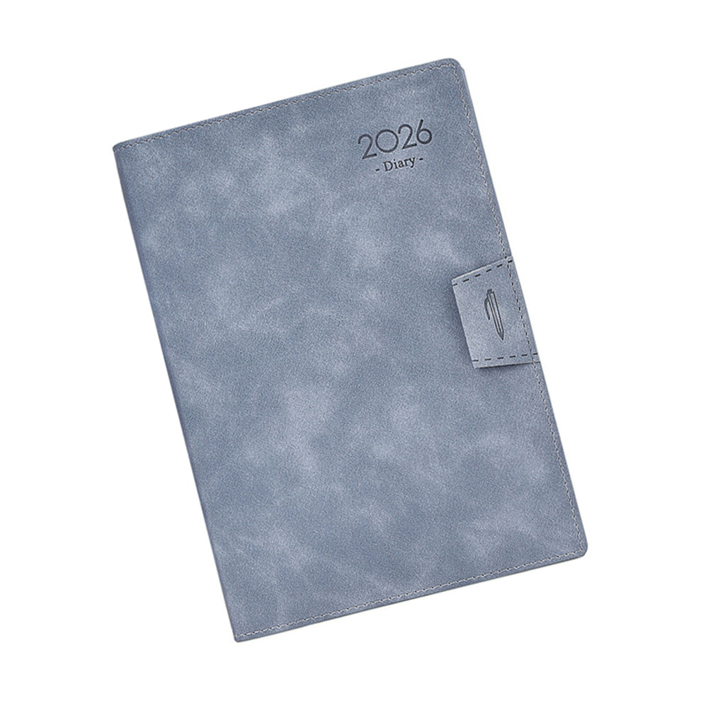 2026 Daily Planner with 336 Pages Dated Leather Daily-gray blue