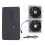 Solarpanel-Lüfter-Kit, 100 W, Doppellüfter, IP67, 2