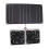 Solarpanel-Lüfter-Kit, 100 W, Doppellüfter, IP67, 7