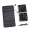 Solarpanel-Lüfter-Kit, 100 W, Doppellüfter, IP67, 14