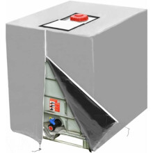 Schutzhülle für IBC-Container mit UV-Schutz, Allwetterschutz für 1000-Liter-Wassertanks im Außenbereich, wasserdichte und staubdichte