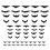 Illuminated LED Bat Wall Decals Halloween Decorations-60 bats 1