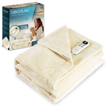 Cecotec coperta elettrica 180130 HeatConfort Calma (180 130). 115 W, 10 livelli di temperatura regolabili, controller LCD extr