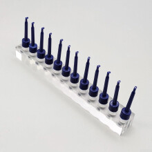 Acrylic Display Rack For Fly Fishing Lure Hooks SpaceSaving Design, Transparent Lure Hook Display, Desktop Countertop Stand