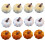 Textured Velvety Finish Artificial Pumpkins Collection 1