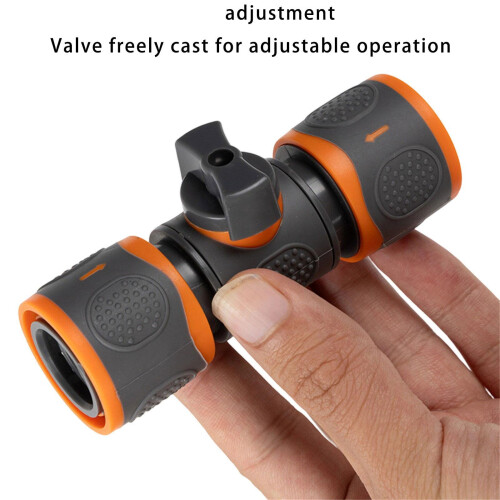 1 Pair ABS Fast Coupling Double Flows Water Connector For 1