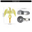 Falcon Head Flagpole Ornaments Tree Decorations Outdoor Plastic 3