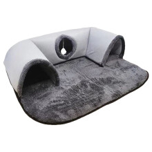 Curious Cats Activity Tunnel Polyester Collapsing U Shape-S