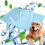 Dog Cooling Mat Breathable AntiSkid Base-Light Blue L 6