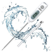 Präzision auf Knopfdruck: Digitales Lebensmittelthermometer mit Sofortanzeige und großem Temperaturbereich für meisterhaftes Kochen