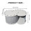Half Enclosed Cats Bed Detachable Scratch Resistant Indoor-Gray 3