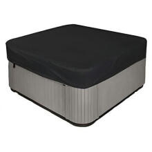Cubierta cuadrada para jacuzzi exterior, cubierta protectora impermeable de alta resistencia para spa en patio, material de primera calidad que