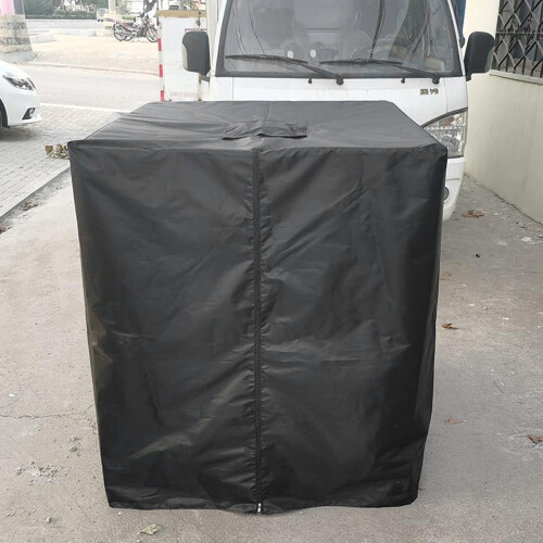 Κάλυμμα IBC Tote για δεξαμενή βροχής 1000 λίτρων, φερμουάρ για εύκολο έλεγχο στάθμης 1