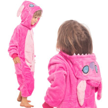 Pyjama Pour Enfants Kigurumi Onesie Costume Stich Rose 105-115 cm