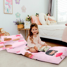 Butterfly Craze Funda para Cojín de Suelo Rosa 85 x 220 cm