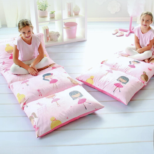 Butterfly Craze Housse de Coussin de Sol Rose 85 x 220 cm 2