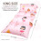 Butterfly Craze Housse de Coussin de Sol Rose 85 x 220 cm 4