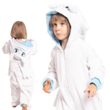 Pijama Infantil Kigurumi Onesie Disfraz Dragón Chimuelo Blanco 135-145