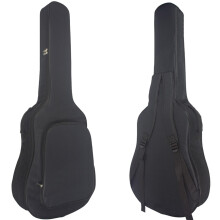 Acoustic Guitar Gig Bag 40/41 Inch Waterproof Heavy Duty Padded Soft Case With Adjustable Shoulder Straps Black