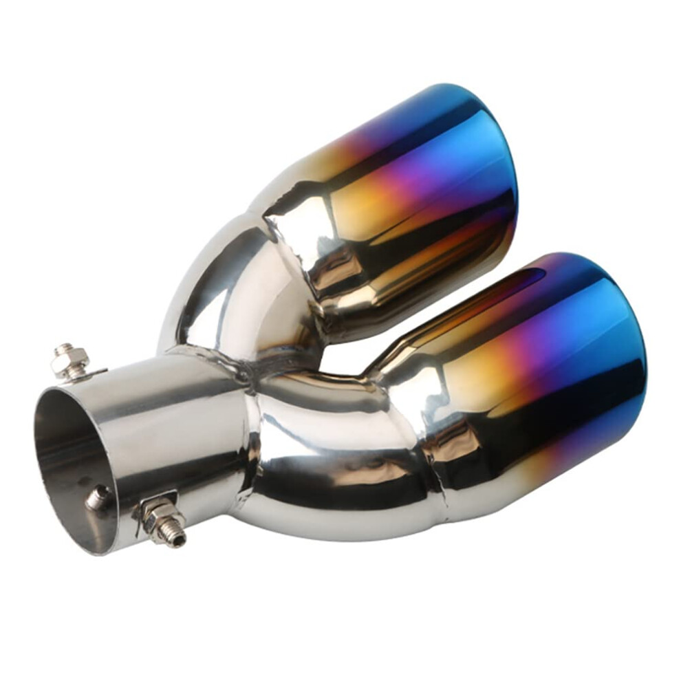 Dual Exhaust Tip Stainless Steel Corrosionresistant For 3555Mm Car Tail Pipe Straight Or Curved 9339159532331