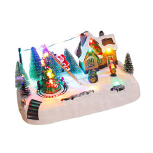 Matériaux musicaux amicaux de résine de décoration de Noël-B