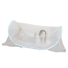 Filet anti-insectes pliable, conception peu-Zip bleu réglable
