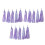Guirlande multicolore en papier pour bricolage, 15-Violet 1