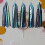 Guirlande multicolore en papier pour bricolage, 15-Violet 7