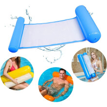 Opblaasbare ligstoel voor in het zwembad, comfortabel, breed mesh met scheurvast materiaal voor onvergetelijke zwembadfeestjes.